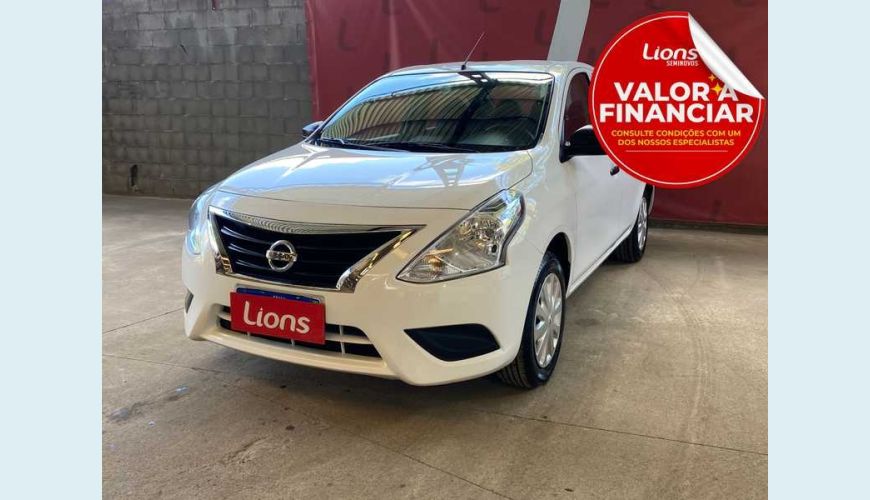 NISSAN VERSA 1.0 12V V-DRIVE FLEX - BRANCO - 2021 Foto 1 (Grande)