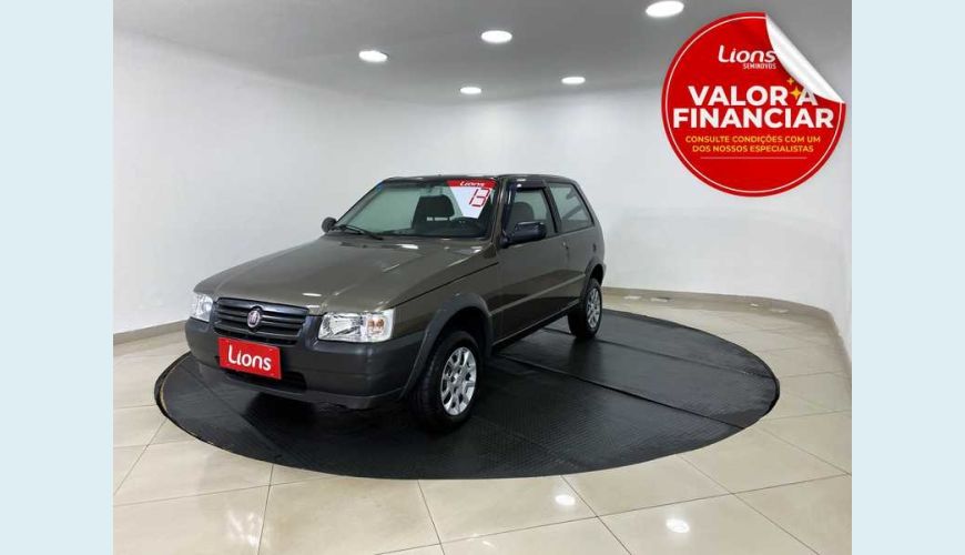 FIAT UNO MILLE UNO MILLE WAY ECONOMY 1.0 F.FLEX - MARROM - 2013 Foto 1 (Grande)