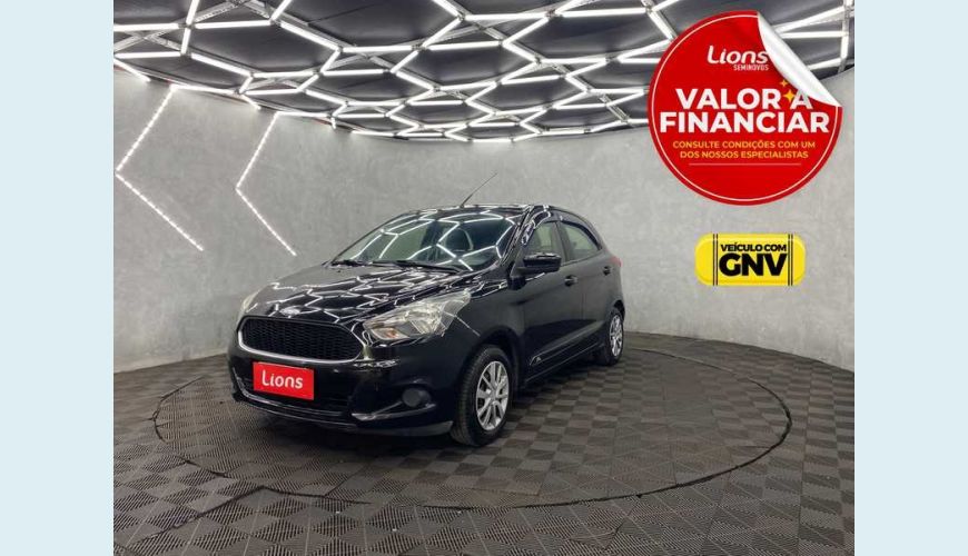 FORD KA SE PLUS 1.0 FLEX - PRETO - 2015 Foto 1 (Grande)
