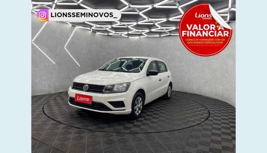 VOLKSWAGEN GOL 1.0 12V FLEX - BRANCO - 2020 Foto 1 (Grande)