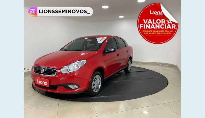 FIAT GRAND SIENA ATTRACTIVE 1.0 FLEX - VERMELHO - 2018 Foto 1 (Grande)