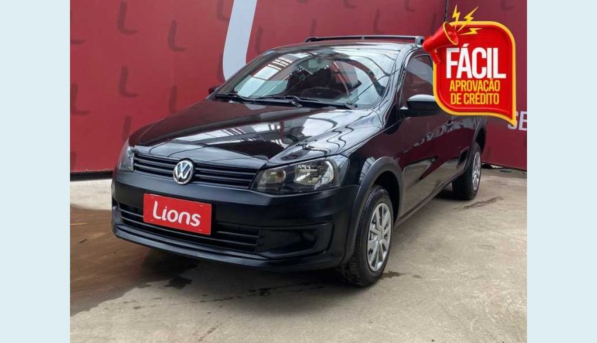 VOLKSWAGEN SAVEIRO 1.6 STARTLINE CS FLEX - PRETO - 2016 Foto 1 (Grande)