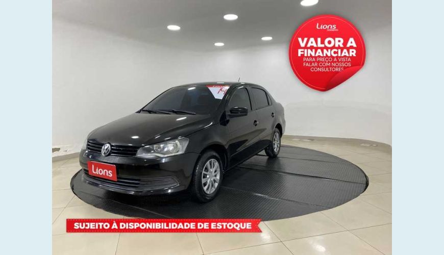 VOLKSWAGEN VOYAGE 1.0 TEC CITY FLEX - PRETO - 2013 Foto 1 (Grande)