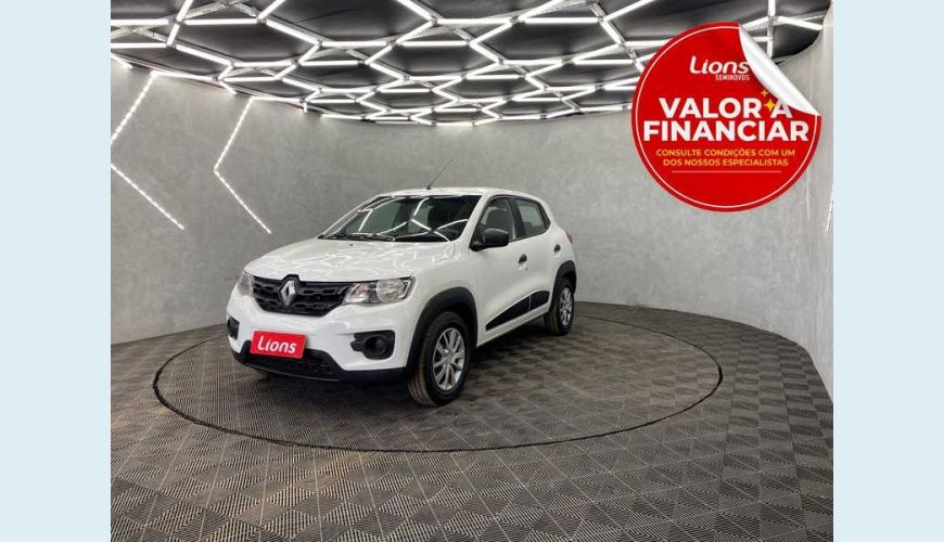 RENAULT KWID ZEN 1.0 12V SCE FLEX - BRANCO - 2020 Foto 1 (Grande)