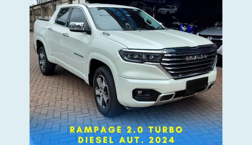 DODGE RAMPAGE LARAMIE 2.0 TB CD 4X4 DIE. AUT. - BRANCO - 2024 Foto 1 (Grande)