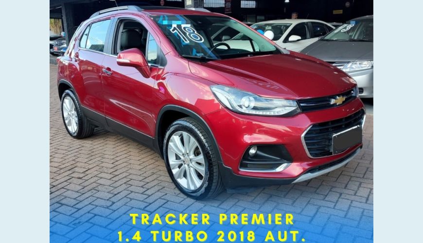 CHEVROLET TRACKER PREMIER 1.4 TURBO 16V FLEX AUT - VERMELHO - 2018 Foto 1 (Grande)