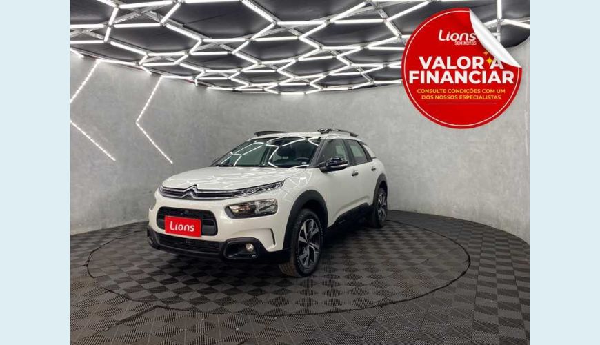 CITROËN C4 CACTUS 1.6 FEEL PACK AUT. FLEX - BRANCO - 2022 Foto 1 (Grande)