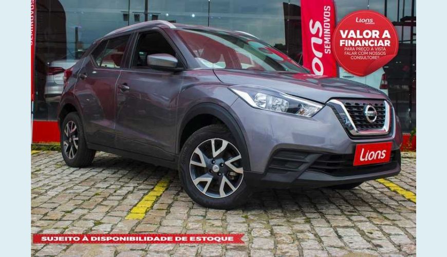 NISSAN KICKS 1.6 SL CVT FLEX - CINZA - 2018 Foto 1 (Grande)