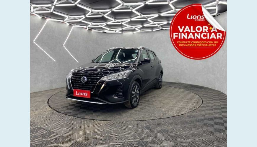 NISSAN KICKS SENSE 1.6 FLEX AUT. - PRETO - 2022 Foto 1 (Grande)