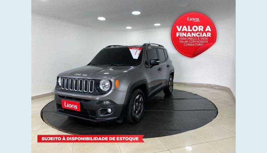 JEEP RENEGADE 1.8 AUT. FLEX - CINZA - 2017 Foto 1 (Grande)