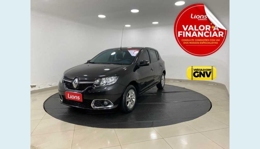 RENAULT SANDERO EXPRESSION 1.6 8V FLEX - PRETO - 2016 Foto 1 (Grande)