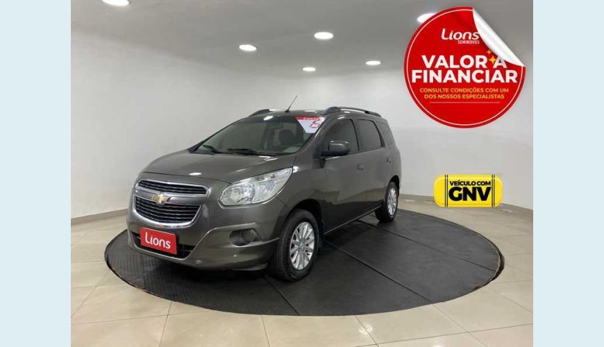 CHEVROLET SPIN LT 5S 1.8 AUT. FLEX - CINZA - 2015 Foto 1 (Grande)