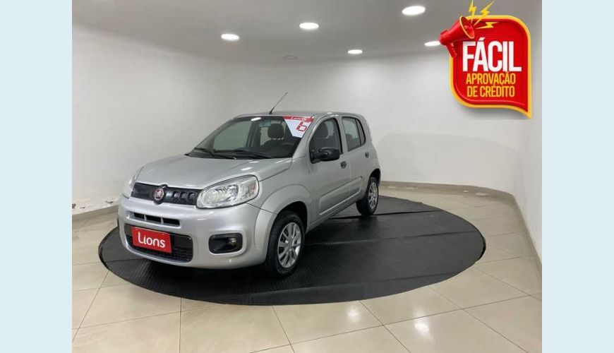 FIAT UNO ATTRACTIVE 1.0 FLEX 4P - PRATA - 2016 Foto 1 (Grande)