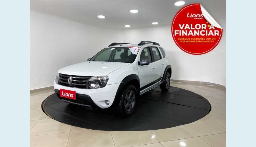RENAULT DUSTER 2.0 16V DYNAMIQUE FLEXAUT. - BRANCO - 2014 Foto 1 (Grande)
