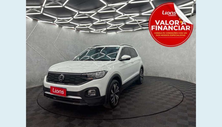 VOLKSWAGEN T-CROSS 1.0 200 TSI 12V AUT. FLEX - BRANCO - 2023 Foto 1 (Grande)
