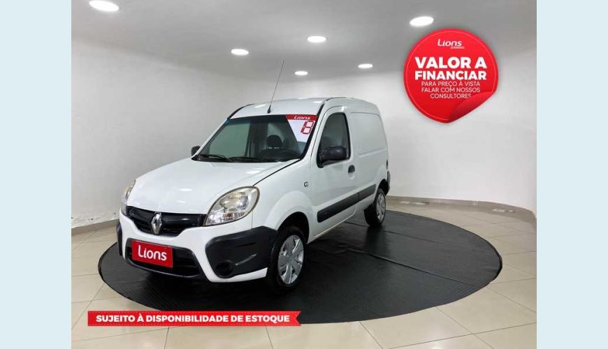 RENAULT KANGOO EXPRESS 1.6 16V COM PORTA LATERAL FLEX - BRANCO - 2018 Foto 1 (Grande)