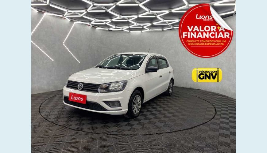 VOLKSWAGEN GOL 1.0 12V FLEX - BRANCO - 2020 Foto 1 (Grande)