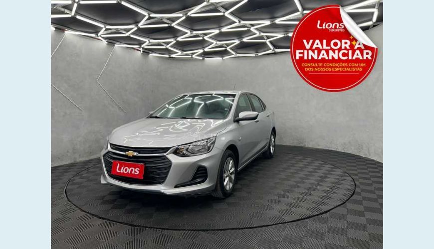 CHEVROLET ONIX PLUS LT 1.0 - PRATA - 2023 Foto 1 (Grande)