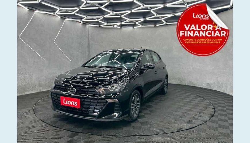 HYUNDAI HB 20 LIMITED 1.0 FLEX - PRETO - 2023 Foto 1 (Grande)
