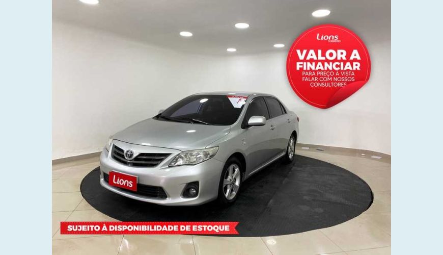 TOYOTA COROLLA SEDAN 1.8 DUAL VVT-I GLI FLEX - PRATA - 2014 Foto 1 (Grande)