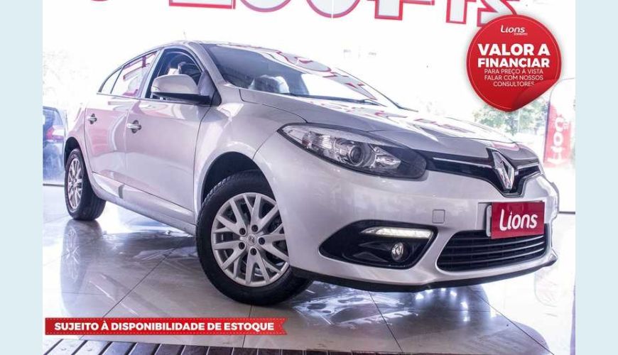 RENAULT FLUENCE 2.0 16V DYNAMIQUE PLUS X-TRONIC FLEX - PRATA - 2016 Foto 1 (Grande)