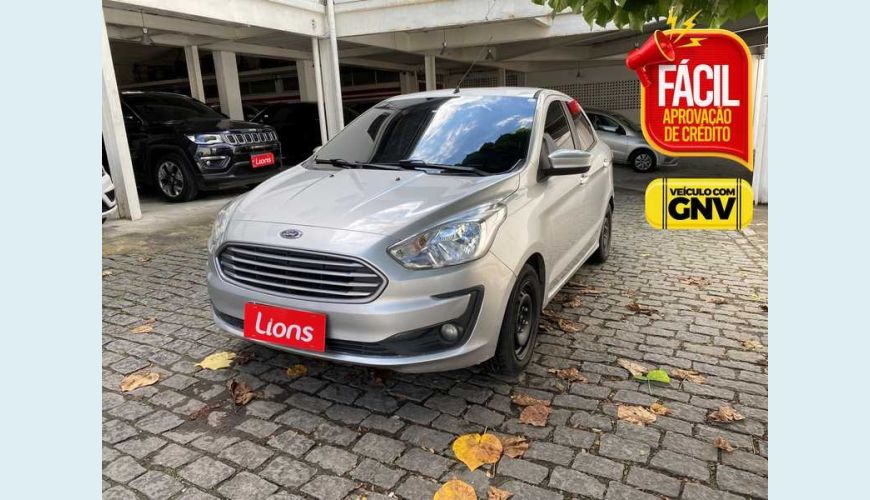 FORD KA SEDAN SE 1.5 12V FLEX - PRATA - 2019 Foto 1 (Grande)