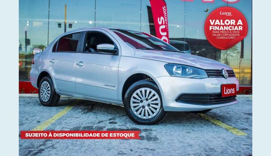 VOLKSWAGEN VOYAGE 1.0 TEC CITY FLEX - PRATA - 2015 Foto 1 (Grande)