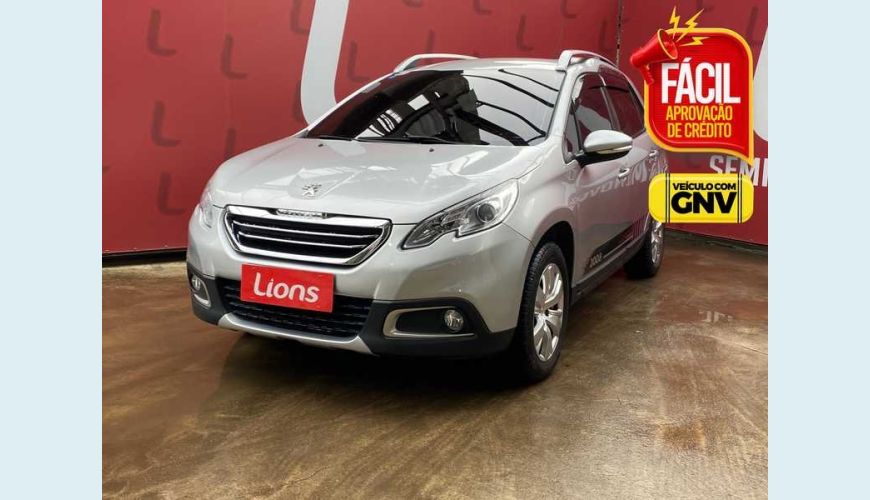 PEUGEOT 2008 GRIFFE 1.6 16V AUT. FLEX - PRATA - 2016 Foto 1 (Grande)