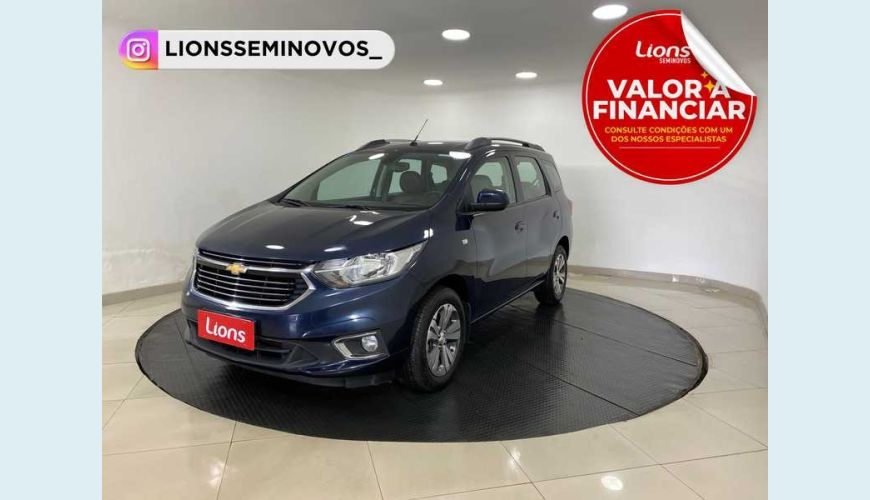 CHEVROLET SPIN PREMIER 7S 1.8 AUT. FLEX - AZUL - 2020 Foto 1 (Grande)