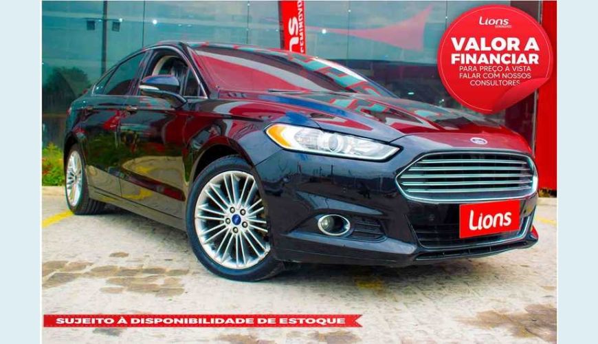 FORD FUSION 2.0 ECOBOOST TITANIUM AWD AUT. - PRETO - 2016 Foto 1 (Grande)