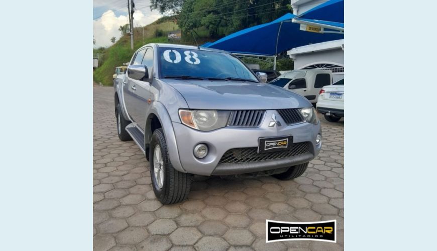 MITSUBISHI L200 2.5 GL 4X4 CD 8V TURBO DIESEL 4P AUT. - PRATA - 2008 Foto 1 (Grande)