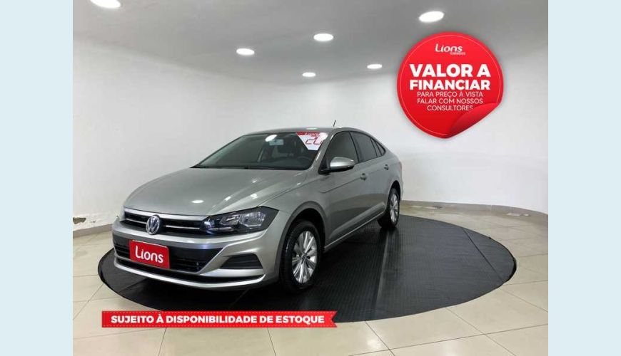 VOLKSWAGEN VIRTUS 1.0 200 TSI HIGHLINE FLEX AUT. - PRATA - 2020 Foto 1 (Grande)
