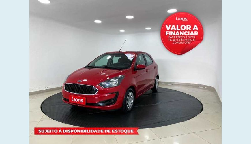 FORD KA 1.0 SE FLEX - VERMELHO - 2019 Foto 1 (Grande)
