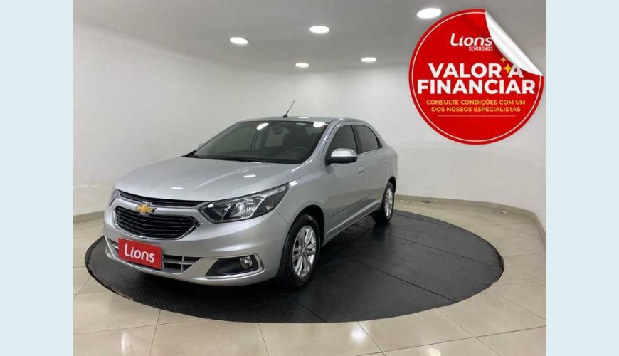 CHEVROLET COBALT LTZ 1.8 8V AUT. FLEX - PRATA - 2017 Foto 1 (Grande)