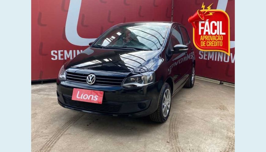 VOLKSWAGEN FOX 1.0 TEC FLEX 4P - PRETO - 2014 Foto 1 (Grande)