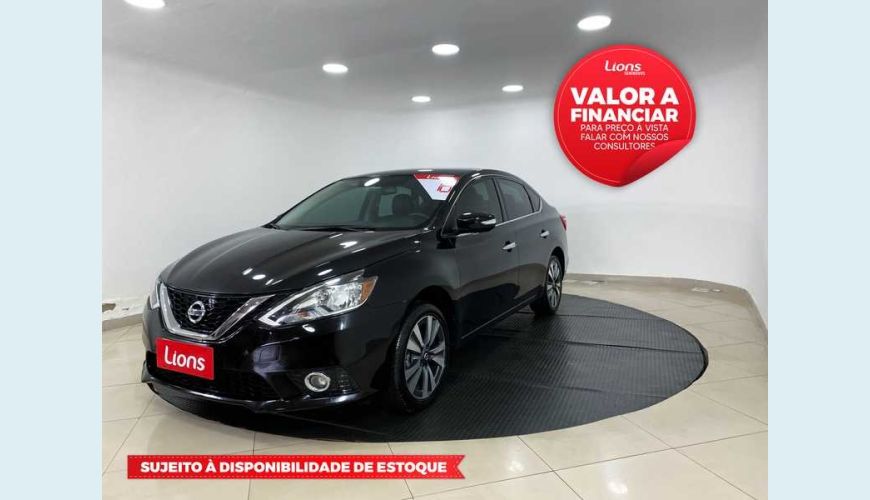 NISSAN SENTRA SV 2.0 16V CVT FLEX - PRETO - 2018 Foto 1 (Grande)