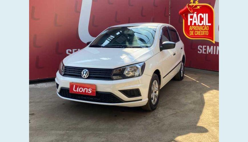 VOLKSWAGEN GOL 1.0 12V FLEX - BRANCO - 2019 Foto 1 (Grande)