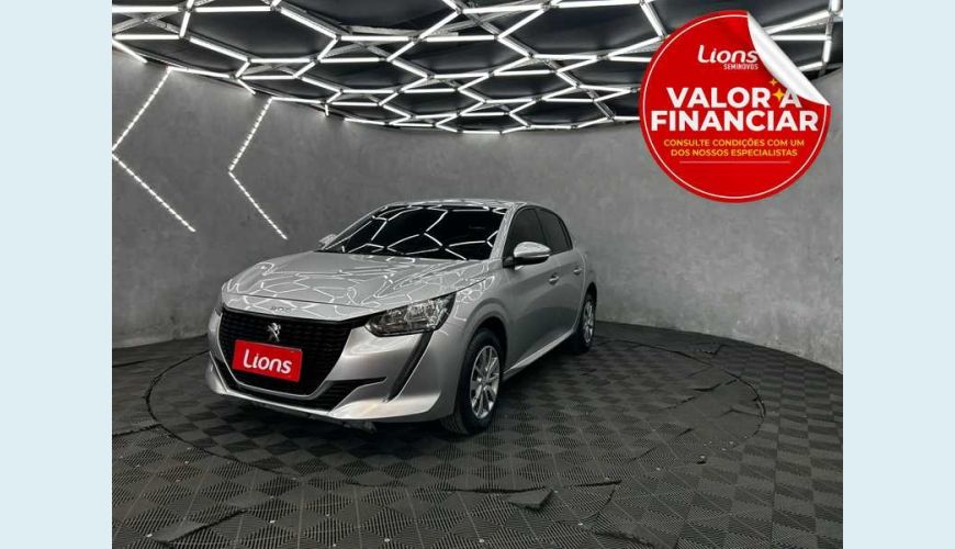 PEUGEOT 208 LIKE 1.6 FLEX - PRATA - 2022 Foto 1 (Grande)