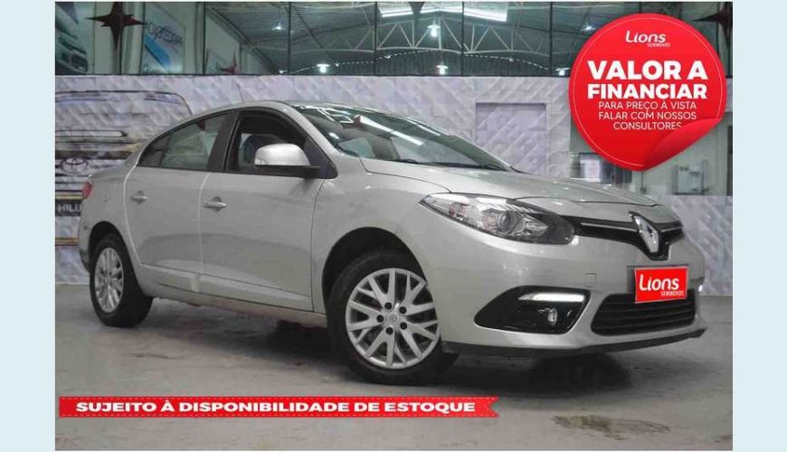 RENAULT FLUENCE 2.0 16V DYNAMIQUE PLUS X-TRONIC FLEX - PRATA - 2016 Foto 1 (Grande)