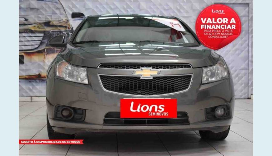 CHEVROLET CRUZE LTZ 1.8 16V ECOTEC AUT.FLEX - CINZA - 2014 Foto 1 (Grande)