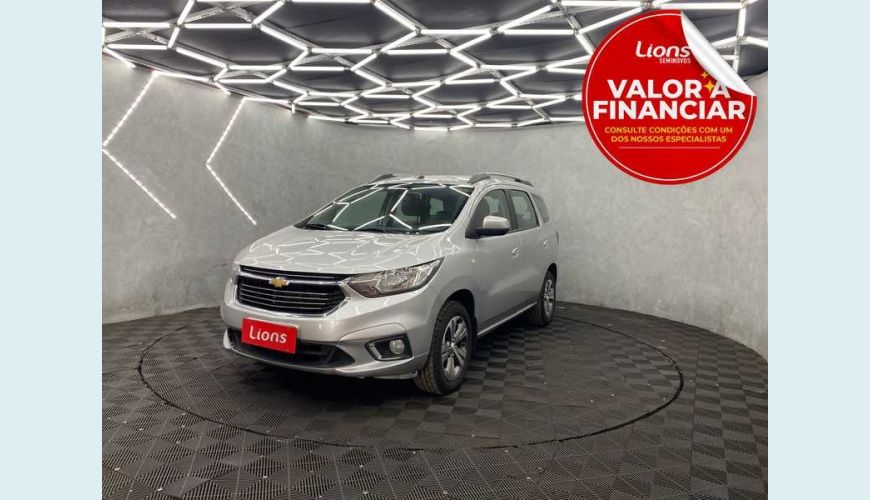 CHEVROLET SPIN PREMIER 7S 1.8 AUT. FLEX - PRATA - 2022 Foto 1 (Grande)