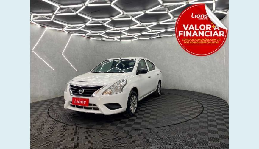 NISSAN VERSA V-DRIVE 1.0 DRIVE FLEX - BRANCO - 2021 Foto 1 (Grande)