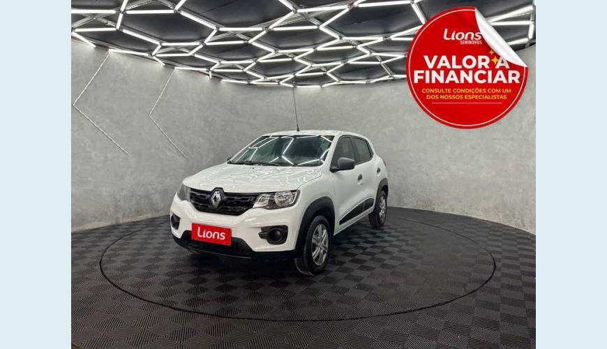 RENAULT KWID ZEN 1.0 12V SCE FLEX - BRANCO - 2020 Foto 1 (Grande)