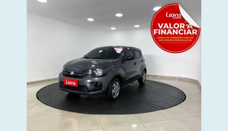 FIAT MOBI LIKE 1.0 - CINZA - 2020 Foto 1 (Grande)