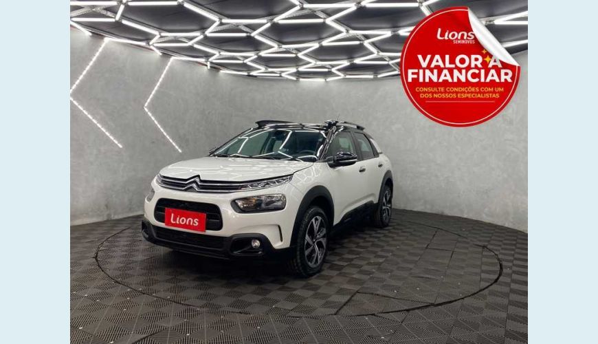 CITROËN C4 CACTUS 1.6 FEEL PACK AUT. FLEX - BRANCO - 2022 Foto 1 (Grande)