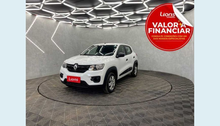 RENAULT KWID ZEN 1.0 12V SCE FLEX - BRANCO - 2020 Foto 1 (Grande)