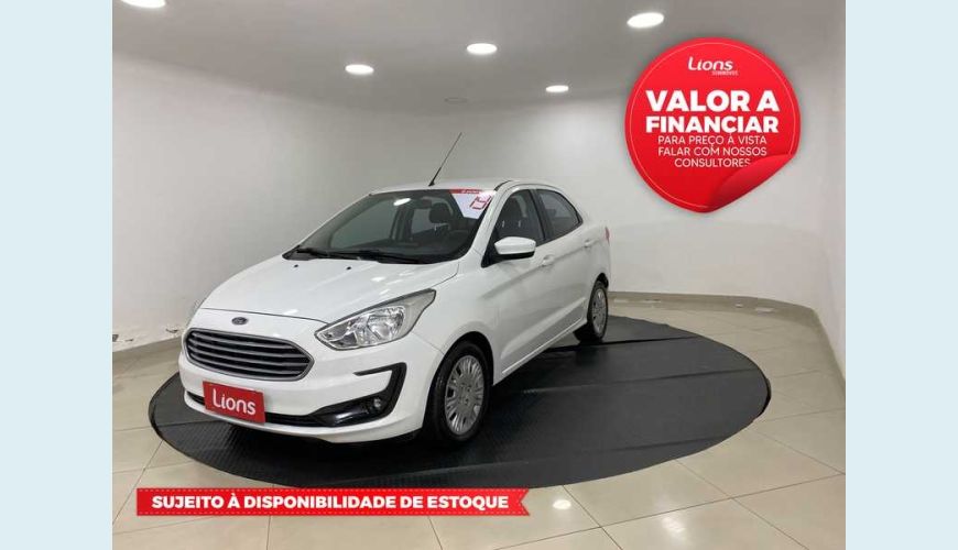 FORD KA SEDAN SE 1.5 12V FLEX - BRANCO - 2019 Foto 1 (Grande)
