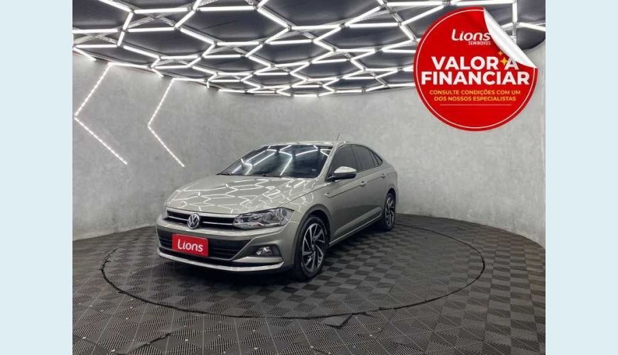 VOLKSWAGEN VIRTUS 1.0 200 TSI HIGHLINE FLEX AUT. - PRATA - 2021 Foto 1 (Grande)