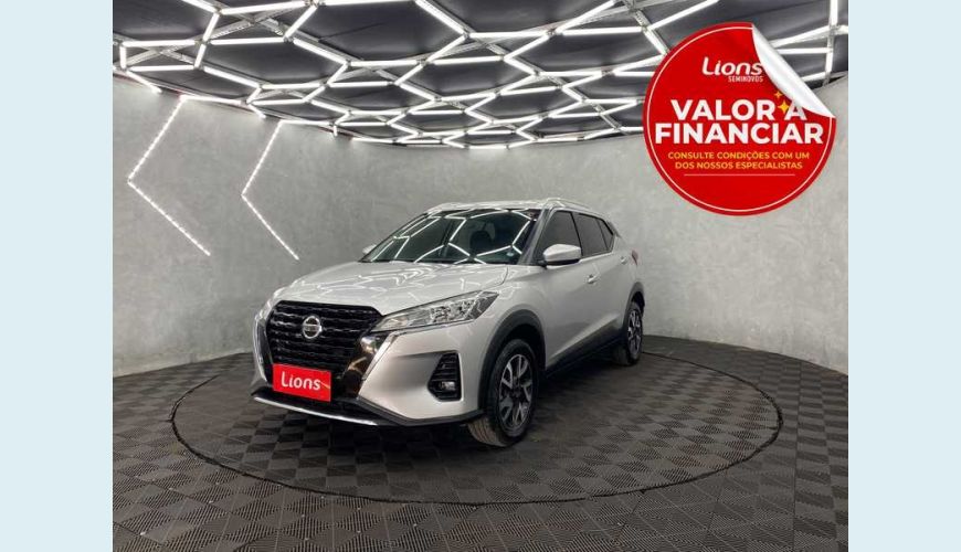 NISSAN KICKS SENSE 1.6 FLEX AUT. - PRATA - 2022 Foto 1 (Grande)