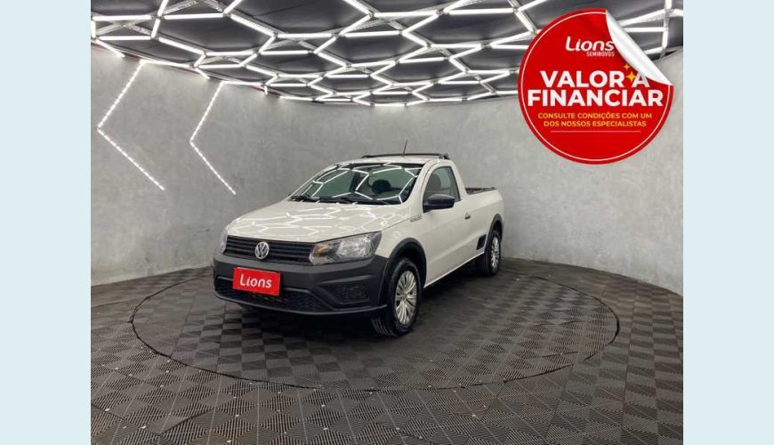 VOLKSWAGEN SAVEIRO ROBUST 1.6 MSI CS FLEX - BRANCO - 2020 Foto 1 (Grande)